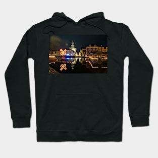 Christmas in Leiden by the Catharinaburg bridge Hoodie